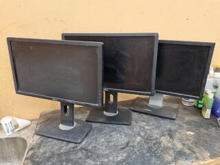 3x Dell 21.5" LED Moniors