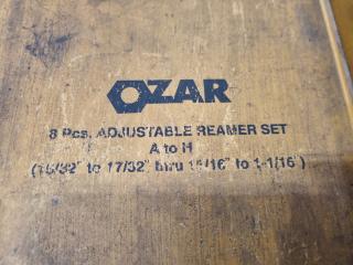 Ozar Adjustable Reamer Set, Imperial Sizes