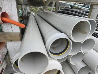 Assorted PVC pipes