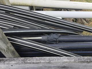 Assorted Plastic Pipe Lengths