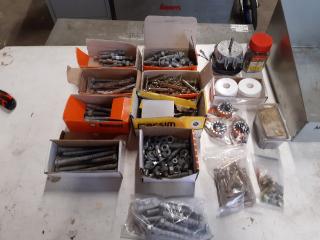 Assorted Dynabolts/Bolts And Other Ventilation Items