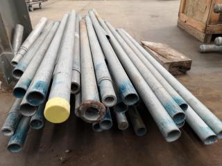 40+ Assorted Length Galvanised Steel Scaffolding Special Use Pipes