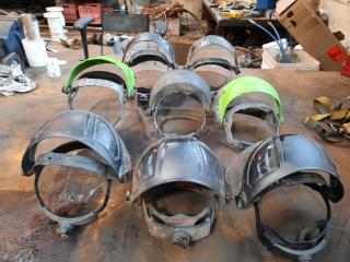 8 x Industrial Workshop Face Shields
