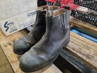 3x Pairs Blundstone Gum Boots & Leather Shoes 