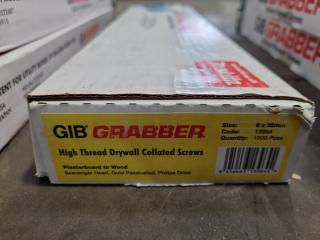 Assorted GIB Grabber Collated Drywall Screws