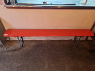 Antique Folding Bench Seat