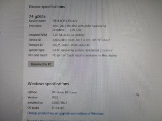 HP 24 Desktop All-in-One Computer w/ AMD Processor & Windows 10