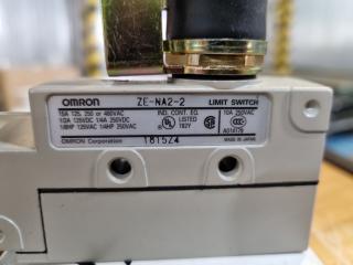 2x Omron Limit Switches ZE-MA2-2