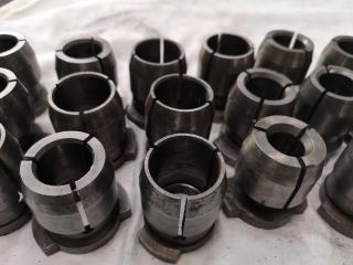 16x Assorted Milling Chuck Collets w/ 5x Autolock Units