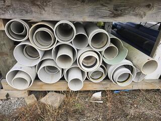 Assorted PVC pipe sections