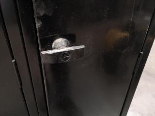 Pair of Steel Workshop Personnel Lockers