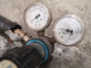 2x Carbon Dioxide & 1x Oxygen Welding Regulators