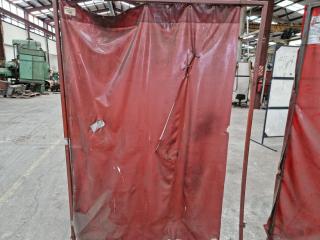 2x Welding Screens