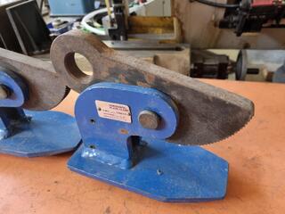2x Titan Horizontal Plate Clamps, 3-Ton Capacity Combined