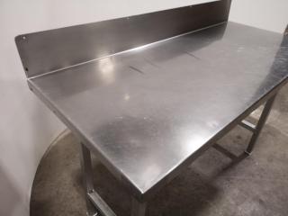 Stainless Steel Topped Commercial Kitchen Table Bench