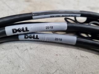 2x Dell DAC Extension Cables, 1-Metre Lengths