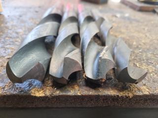 4 x Morse Taper Drill Bits 