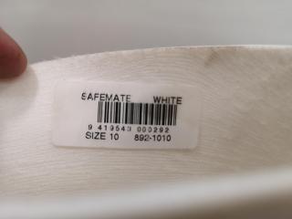 Bata Industrial SafeMate White Safety Gumboots, Size 10