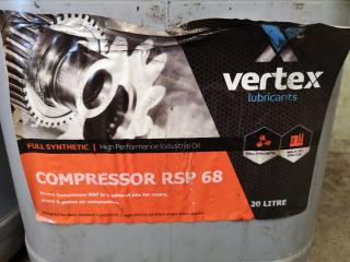 Vertex Lubricants Compressor RSP 68 & Solu Cut 3000 Lubricants