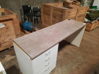 Laundry Counter with Pull Out Drawers