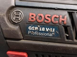 Bosch GSP 18V-LI Professional 18V Cordless Drill Driver w/ Accessories