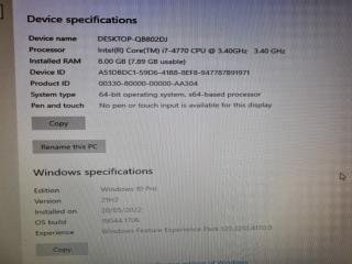 Custom Workstation Computer w/ Core i7 & Windows 10 Pro