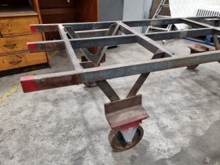 Heavy Duty Steel Platform Trolley Frame