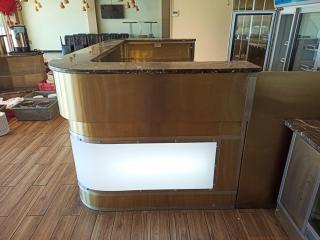 Stainless Bar or Reception Counter