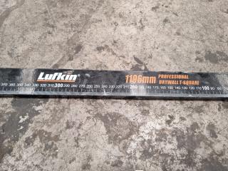 Pair of Lufkin 1196mm Professional Drywall T-Square