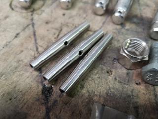 Assorted Lot of Stainless Steel Turnbuckle Toggle, Jaws, Bodies & More