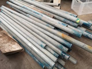 40+ Assorted Length Galvanised Steel Scaffolding Special Use Pipes