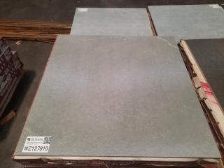 13.7M2 Garbon Seramic 600x600x10mm Mohenjo Gris Ceramic Floor Tiles