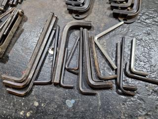 Assorted Allen Hex Key Sets & Loose Tools