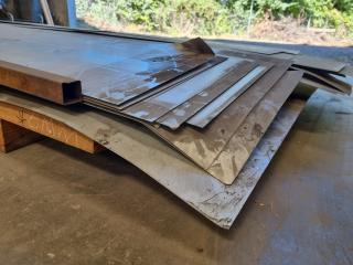 Pallet of Zincalume Off-Cut Steel Sheets