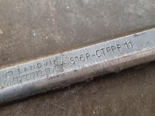 2x Assorted Lathe Boring Bars