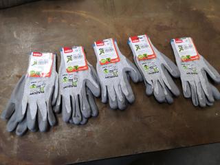 5x Pairs of Esko Razor X500 Work Safety Gloves, Size 10
