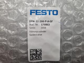 Festo Guided Actuator DFM-32-200-P-A-GF, New