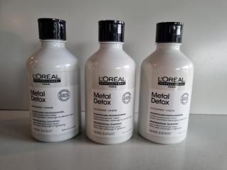 3 Loreal Professional Metal Detox Shampoos