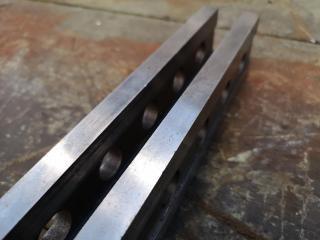 Pair of 235mm Hardened Steel Mill Parallels