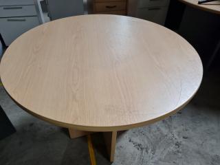 2x Round Office or Cafe Tables