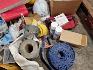 Assorted Construction Supplies, Fastening Hardware, & More