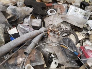 Large Assorted Lot of MD 500 Loose Parts, Fastening Hardware & More