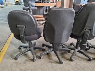 5x Gas-lift Office Desk Chairs