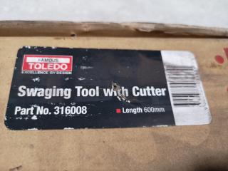 Famous Toledo 600mm Swaging Tool w/ Cutter