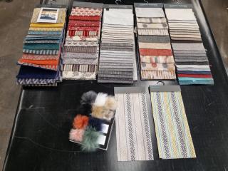 Assorted Fabric Sample Displays