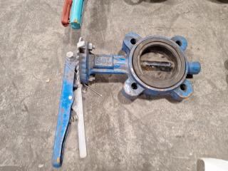 5 Assorted Industrial Butterfly Valves