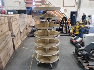 Rotating Workshop Parts Trolley