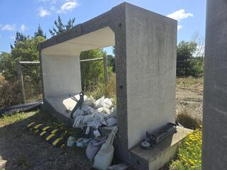 Large Concrete Culvert Section
