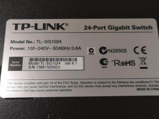 TP-Link 24-Port Gigabit Switch TL-SG1024, New