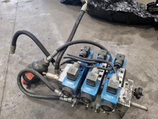 Industrial Hydraulic Assembly w/ Vickers Control Valves